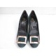 ESCARPINS ROGER VIVIER BELLE DE NUIT CHAUSSURES ESCARPINS DAIM VERT SHOES 570