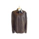 BLOUSON MATCHLESS EDITION LIMITEE HEROS MARVEL 52 L EN CUIR MARRON JACKET 1200€