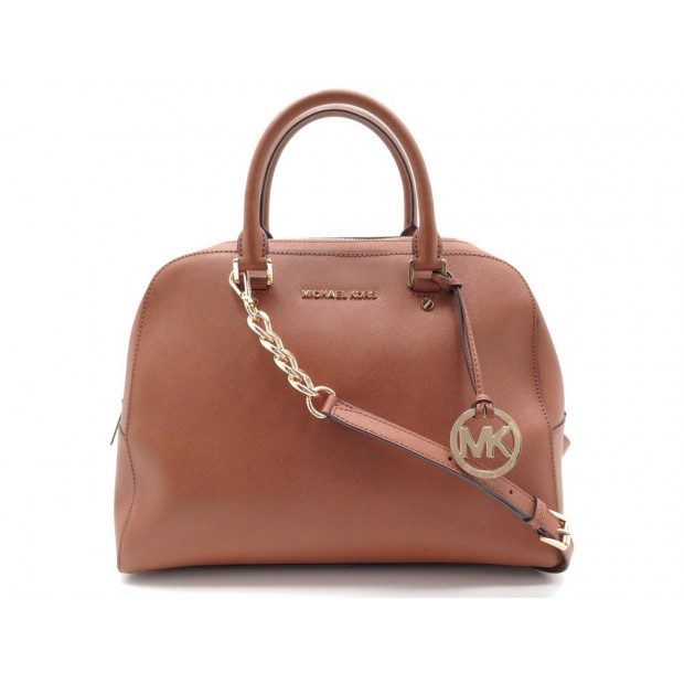 NEUF SAC A MAIN MICHAEL KORS 30H3GTVS3L CUIR MARRON 