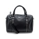 NEUF SAC A MAIN ZADIG & VOLTAIRE SUNNY MEDIUM BANDOULIERE EN CUIR NOIR BAG 415€