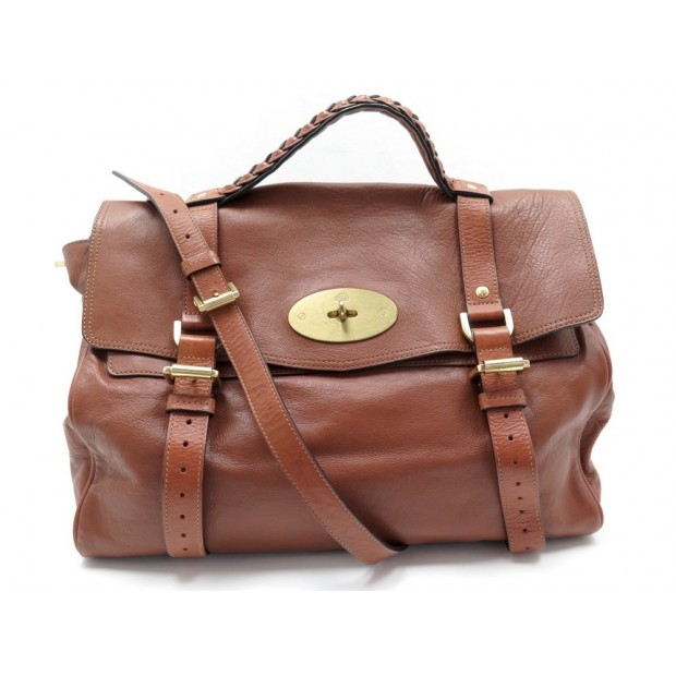 NEUF SAC A MAIN MULBERRY ALEXA CUIR MARRON 