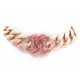 NEUF COLLIER CHANEL CHOKER CC SIGNATURE STRASS ROSE A86072 NECKLACE NEW 930€