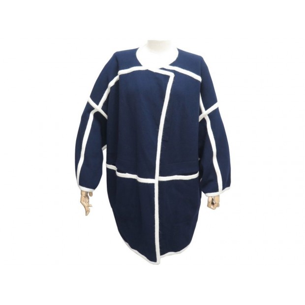 NEUF MANTEAU CHLOE 15AMM09-15A850 BLEU NAVI XS