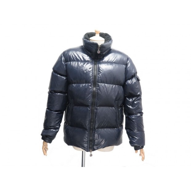 DOUDOUNE BLOUSON MONCLER HIMALAYA T4 XL 44 FEMME BLEU MARINE MANTEAU 450€