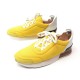 CHAUSSURE HERMES BASKETS 40 FEMME TOILE JAUNE SNEAKERS + SAC CANVAS SHOES 600€