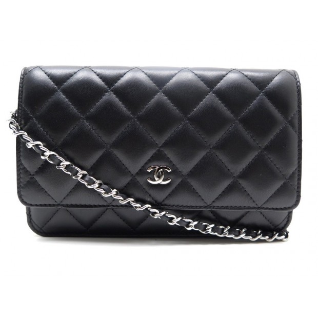 NEUF SAC CHANEL WOC CUIR NOIR 