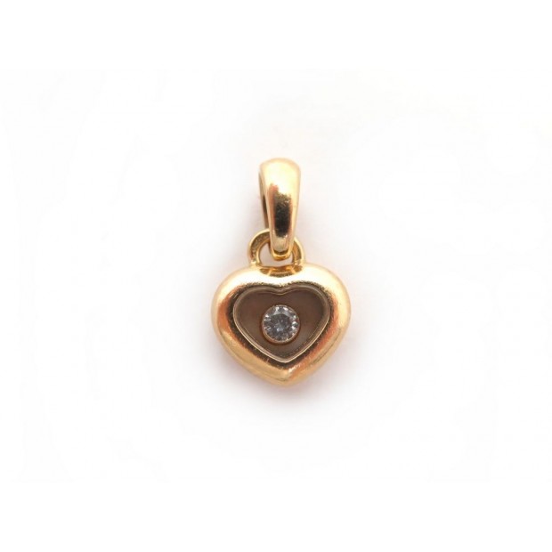 PENDENTIF CHOPARD HAPPY DIAMONDS COEUR 79/4854 OR JAUNE DIAMANT PENDANT 1490€