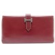 PORTEFEUILLE HERMES BEARN EN CUIR EVERCALF ROUGE GARANCE MONNAIE WALLET 1970€