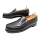 NEUF CHAUSSURES JM WESTON 180 8C 42 MOCASSINS EN CUIR NOIR BOITE SHOES 1