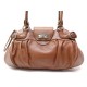 NEUF SAC A MAIN SALVATORE FERRAGAMO 21317 35CM CUIR MARRON NEW PURSE BAG 1050€