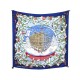 FOULARD HERMES NOEL AU 24 FAUBOURG SOIE BLEU