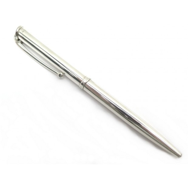 NEUF STYLO BILLE CRITERIUM HERMES ALLEGRO 310350A ARGENT MASSIF BOITE SILVER PEN