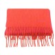 NEUF ECHARPE HERMES REVERSIBLE EN CACHEMIRE ROUGE ORANGE CASHMERE SCARF 445€