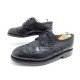 CHAUSSURES JM WESTON DERBY TRIPLE SEMELLES 7D 41 41.5 CUIR NOIR SHOES 925€