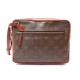 VINTAGE SAC POCHETTE A MAIN LOUIS VUITTON EN TOILE MONOGRAM CLUTCH HAND BAG 550€