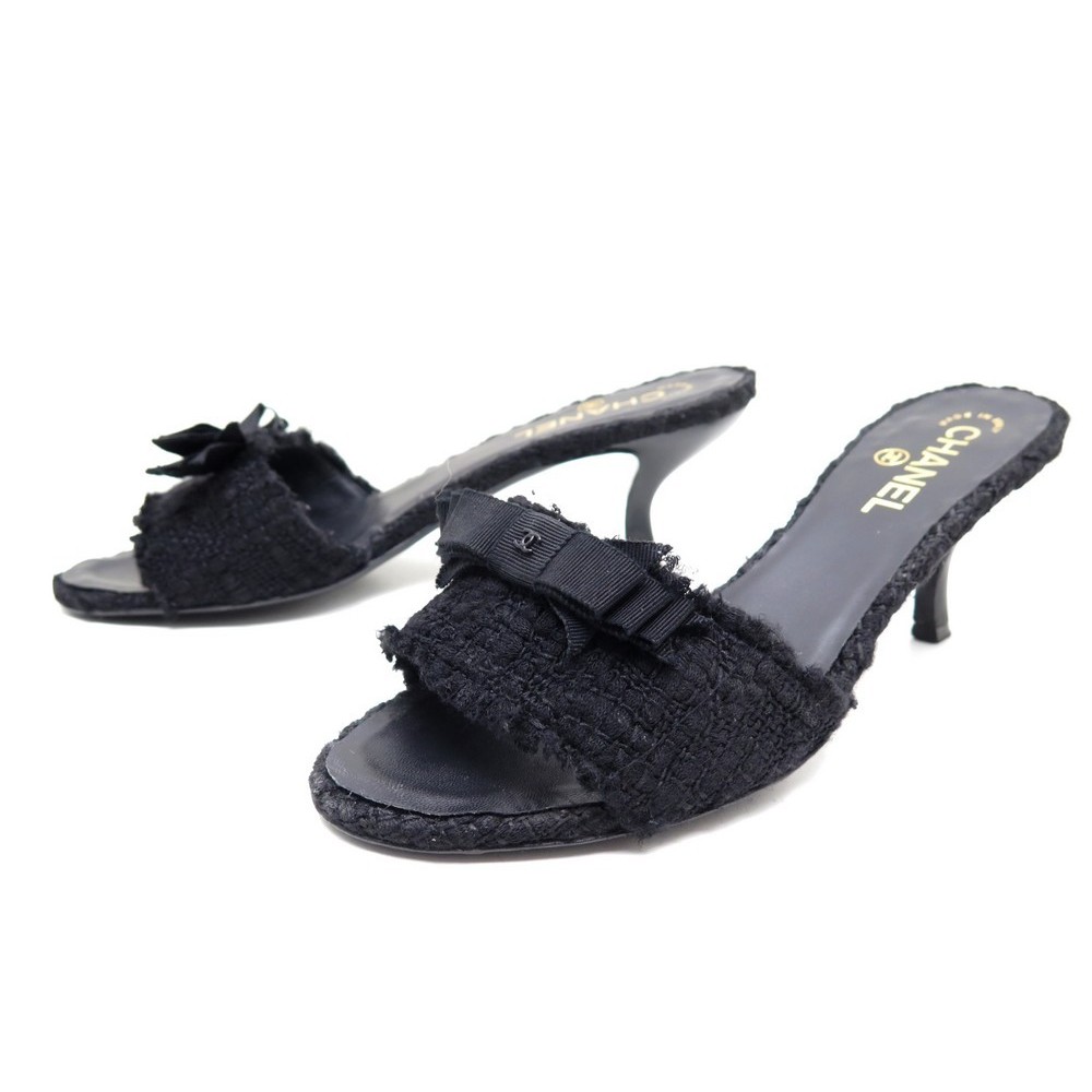 Sandales à talons pour femmes ? Bout carré Talon bloc Strappy Slip On  Chunky Heels ? black-39