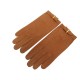 PAIRE DE GANTS HERMES TAILLE 7 FEMME EN CUIR SUEDE CAMEL LEATHER GLOVES 445€