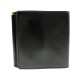 VINTAGE PORTEFEUILLE HERMES CUIR BOX NOIR PORTE MONNAIE PINCE A BILLETS WALLET