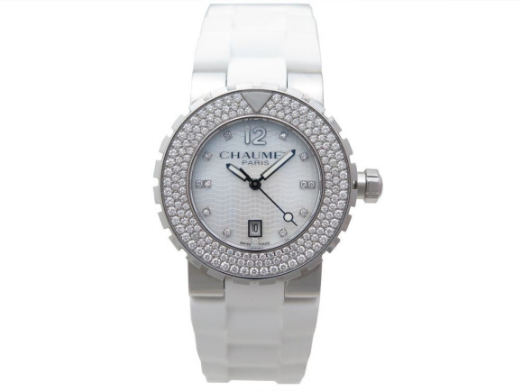  montre chaumet class one w17229 33 acier diamant