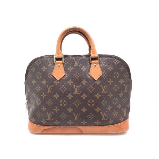 SAC A MAIN LOUIS VUITTON ALMA USA EN TOILE MONOGRAM MARRON HAND BAG PURSE 1130€