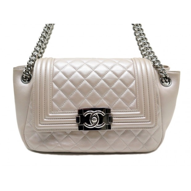 SAC CHANEL FERMOIR BOY CUIR 