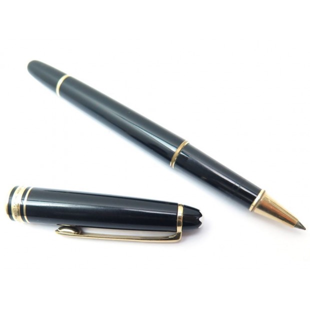 VINTAGE STYLO ROLLERBALL MONTBLANC MEISTERSTUCK CLASSIQUE 12890 RESINE NOIR 400€