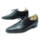 CHAUSSURES BERTULI ALLESSANDRO RICHELIEU ONE CUT 6.5 40.5 CUIR NOIR SHOES 1580€