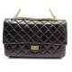 SAC A MAIN CHANEL 2.55 EN CUIR MARRON IRISE 