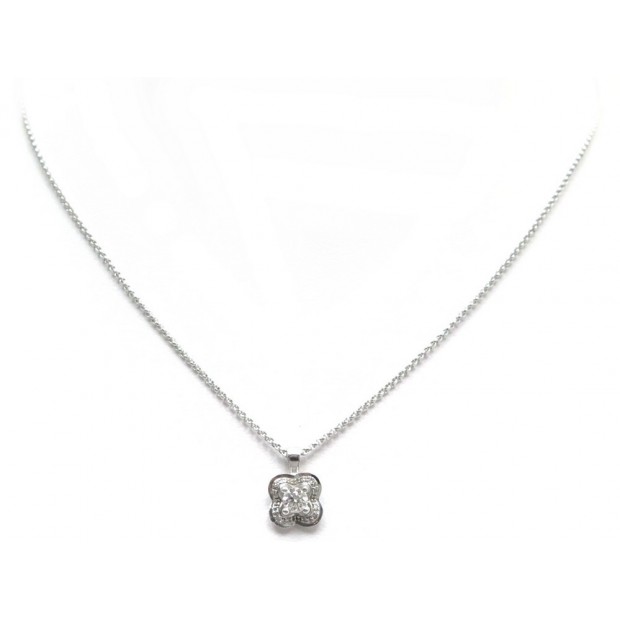 NEUF PENDENTIF MAUBOUSSIN CHANCE OF LOVE N2 43 CM 4.1G OR BLANC DIAMANTS 1695€