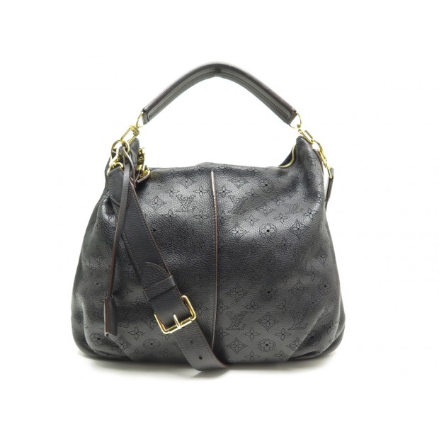  SAC LOUIS VUITTON SELENE CUIR MAHINA NOIR