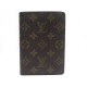 PORTEFEUILLE LOUIS VUITTON MONOGRAM TOILE MARRON 