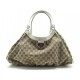 SAC A MAIN GUCCI D RING 189835 EN TOILE MONOGRAMME & CUIR BEIGE BAG PURSE 890€