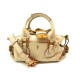 SAC A MAIN CHLOE PADDINGTON PM EN CUIR CREME BANDOULIERE HAND BAG PURSE 1295€