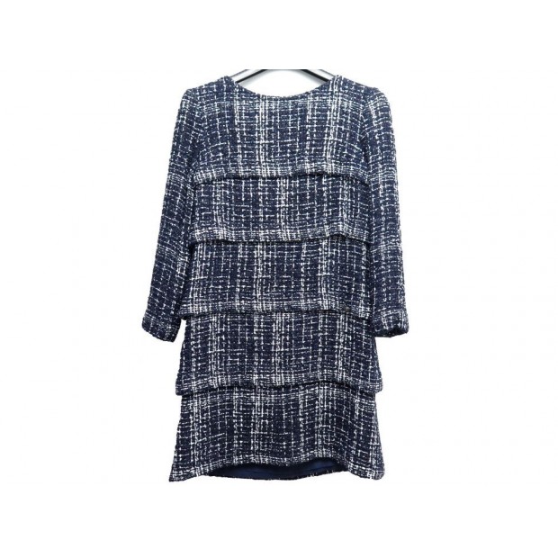 ROBE CHANEL P49070 TWEED LAINE 40 