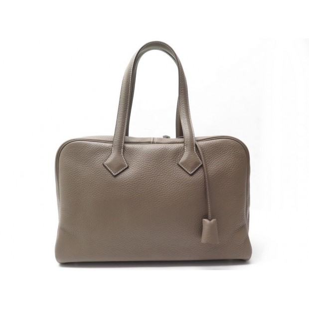 NEUF SAC A MAIN HERMES VICTORIA 2 II 35 CUIR TAURILLON CLEMENCE ETOUPE BAG 3500€