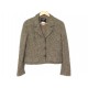 NEUF VESTE COURTE CHANEL P13768 TAILLE 42 L TWEED LAINE MARRON JACKET NEW 4200€