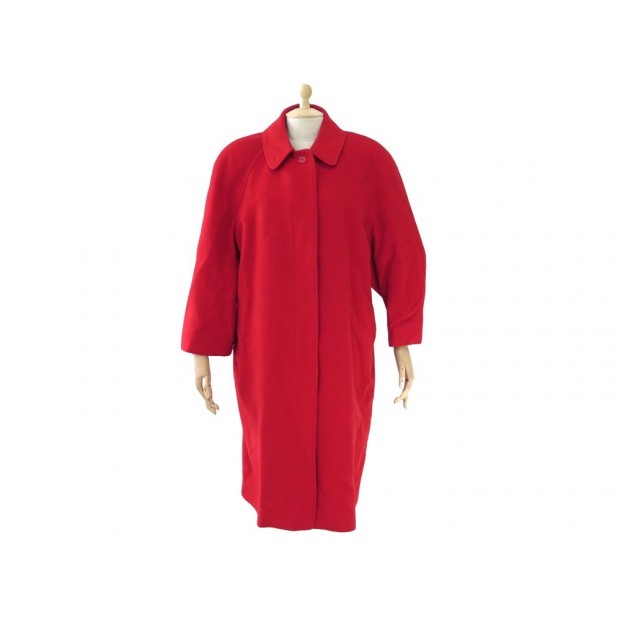 MANTEAU BURBERRY'S S015801 12 SHORT CH91D T40 M LAINE ROUGE WOOL RED COAT 1125€