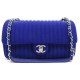 NEUF SAC A MAIN CHANEL TIMELESS PM BANDOULIERE TOILE BLEU BLUE CANVAS BAG 3500€