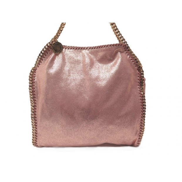 NEUF SAC A MAIN STELLA MC CARTNEY PETIT TOTE BAG FALABELLA SHAGGY DEER ROSE 795€