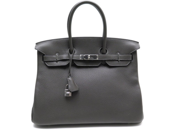  sac a main hermes birkin 35 en cuir taurillon