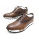 NEUF CHAUSSURES BERLUTI FAST TRACK TORINO S3873-008 7.5 41.5 CUIR MARRON 950€