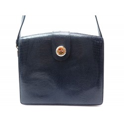 NEUF SAC A MAIN LOUIS VUITTON EN CUIR DE LEZARD BLEU BANDOULIERE HAND BAG 5500€