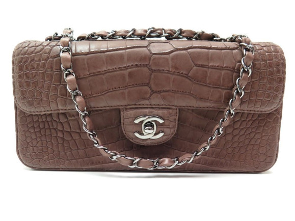 sac a main chanel timeless 26 cm en cuir de