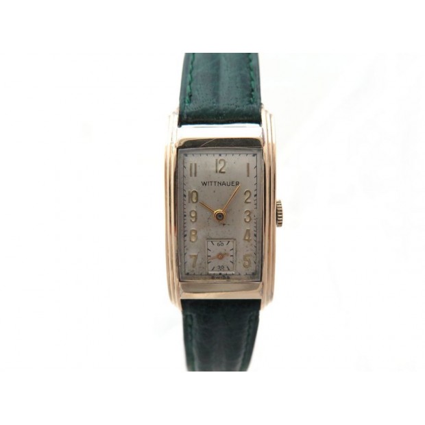 MONTRE WITTNAUER LONGINES RECTANGULAIRE TANK OR 10K MECANIQUE