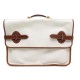 NEUF SAC CARTABLE PORTE DOCUMENT HERMES CARTABLE TOILE CUIR BARENIA HOLDER 2500€