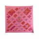 NEUF FOULARD HERMES PAVOIS SURTEINT DIP DYE CARRE 90 SOIE ROSE BOITE SCARF 360€