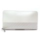 PORTEFEUILLE CELINE 105003AFQ.01BC CUIR BLANC + SAC POCHON LEATHER WALLET 580€