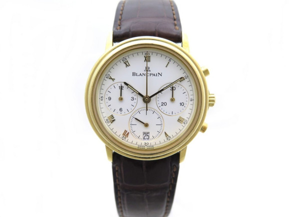 montre blancpain villeret 1185141858 chronographe 34mm