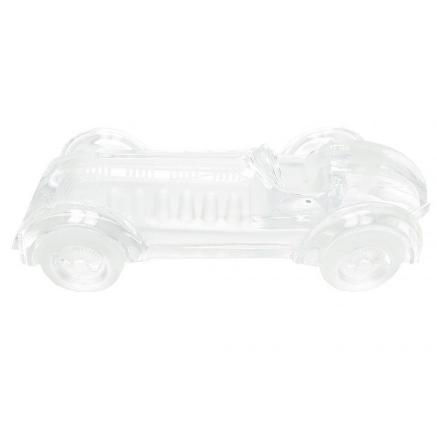 NEUF SCULPTURE DAUM LE MANS MONOPLACE VOITURE 1940 CRISTAL INCOLORE CRYSTAL CAR 