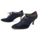 NEUF CHAUSSURES HERMES RICHELIEU A TALON 40.5 VEAU VELOURS BOITE SAC SHOES 790€